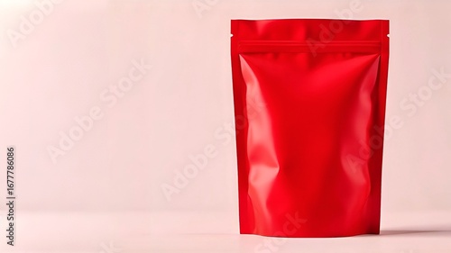 Blank craft plastic pouch, black packages big and small on studio background, mylar bags isolated for coffee or food, cosmetic products, snack, candy. Different sizes, mock up