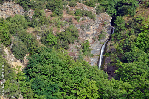 Skepasmeno waterfall close to Velvento village.