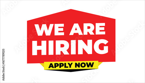 WE ARE HIRING – APPLY NOW