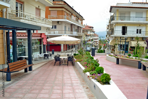Part of Servia's square, a town in Kozani.