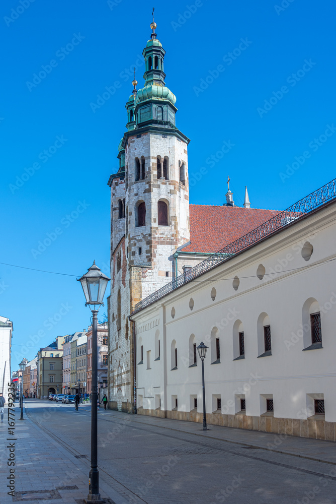 Fototapeta premium Saint Andrew church in Krakow/Cracow, Poland.