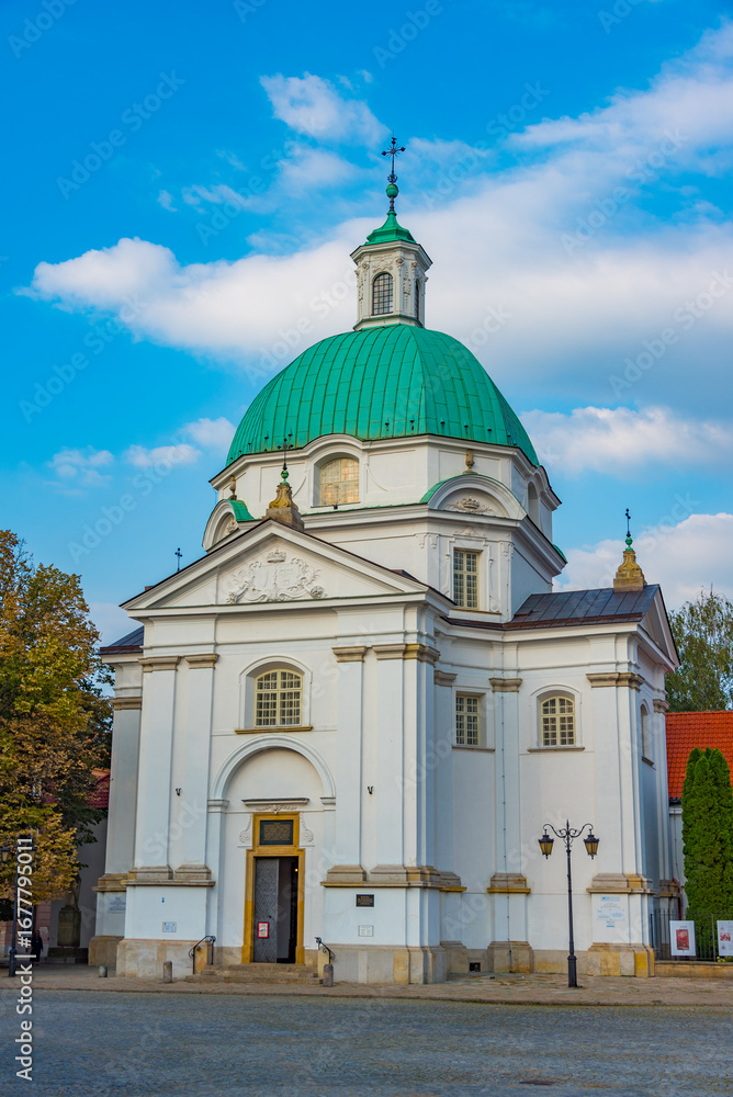 Naklejka premium Roman Catholic Church Of St Casimir in Warsaw, Poland