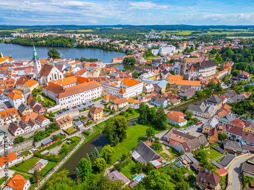 фотографія Cityscape of Jindrichuv Hradec in Czech republic