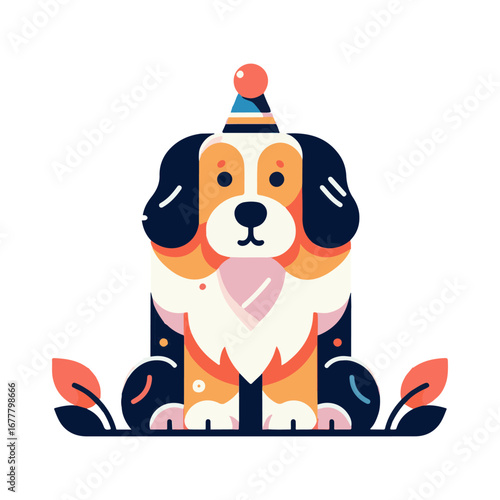 
dog illustration design