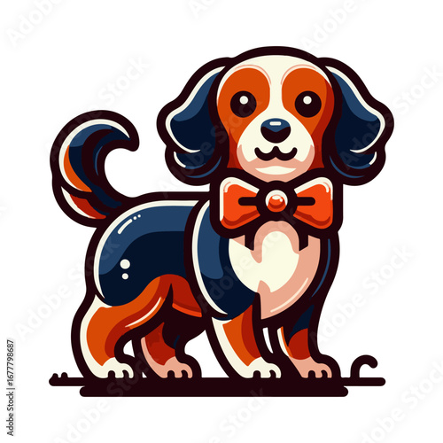 
dog illustration design