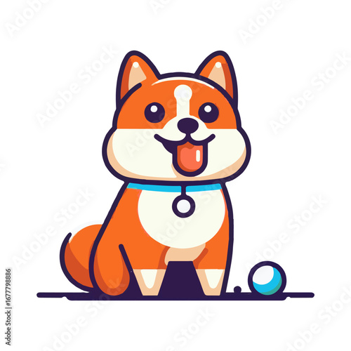 
dog illustration design