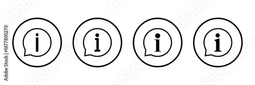Information sign icon logo design. about us sign and symbol. question mark icon