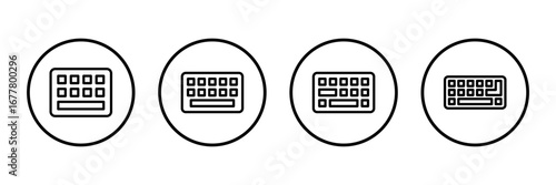 Keyboard icon logo design. keyboard sign and symbol