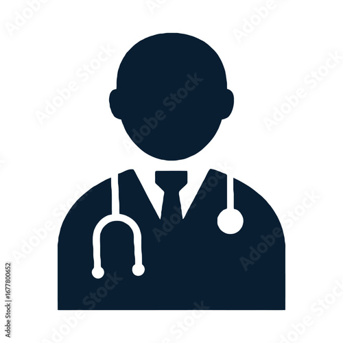 Vector art of doctor icon