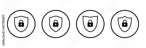 Security icon logo design. protection icon. privacy. vpn