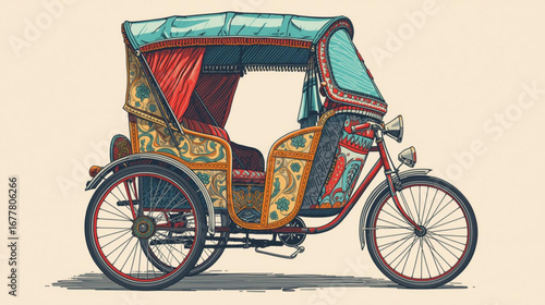 Pedaling tradition through busy streets
