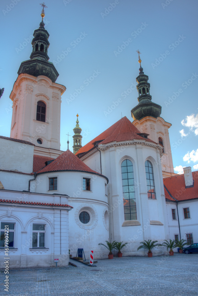 Fototapeta premium Strahov monastery in Prague, Czech republic