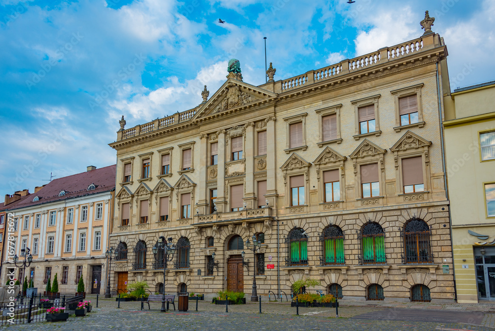 Fototapeta premium Palace Under the globe in Szczecin, Poland
