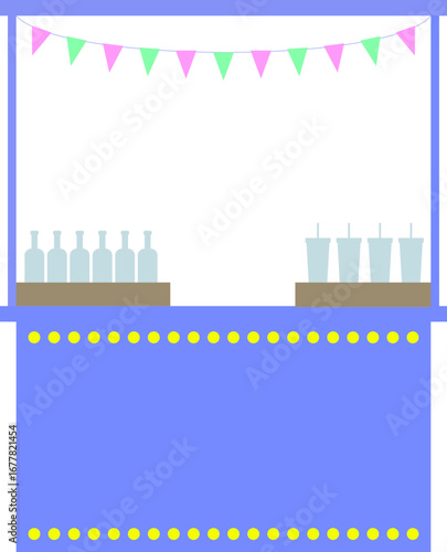 축제 음료수 판매대