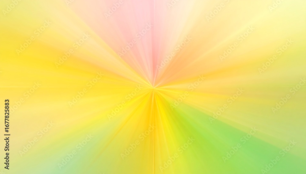 Obraz premium A vibrant, soft-focus image displays a radiating pattern of pastel colors, blending seamlessly into a cheerful and gentle design.