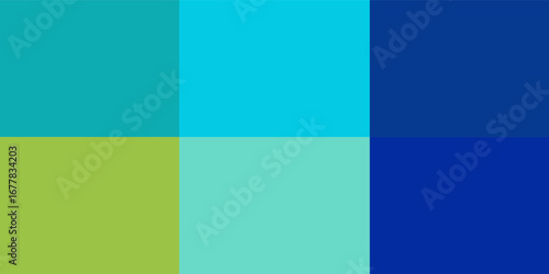 Light Blue, Green vector layout with set of colors. Illustration with set of spectral palette. Template of colors for smart designers