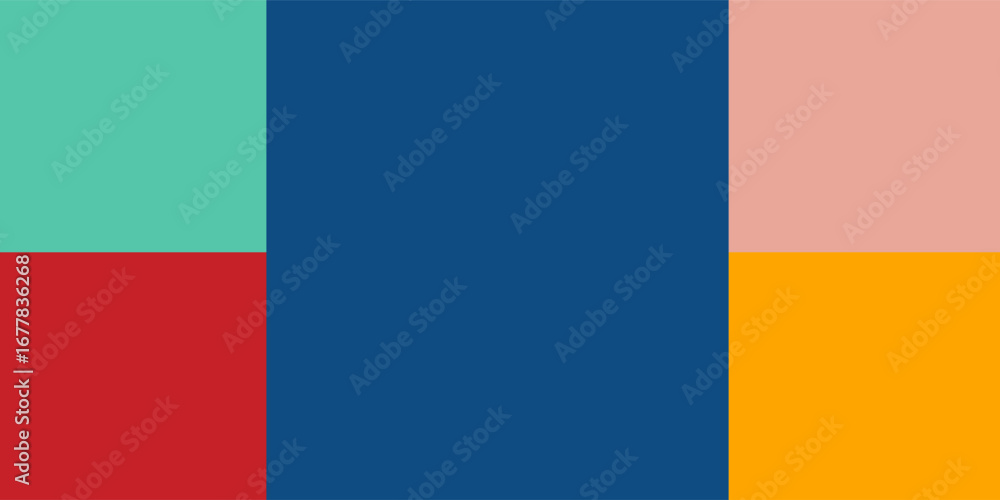 Naklejka premium Palette fashion colors guide of the year 2020. Colors Palette. Fashion trend. collage, banner, wide format