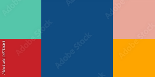 Palette fashion colors guide of the year 2020. Colors Palette. Fashion trend. collage, banner, wide format