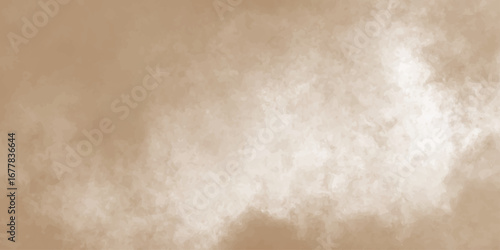 Grunge brown vintage parchment paper texture with a sepia-toned stain pattern
