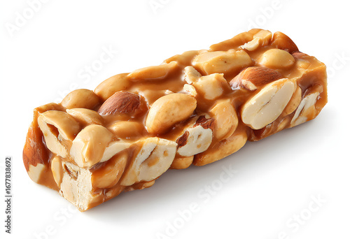 High-resolution product image of a peanut Spy bar, isolated on white, sharp and detailed, no shadow