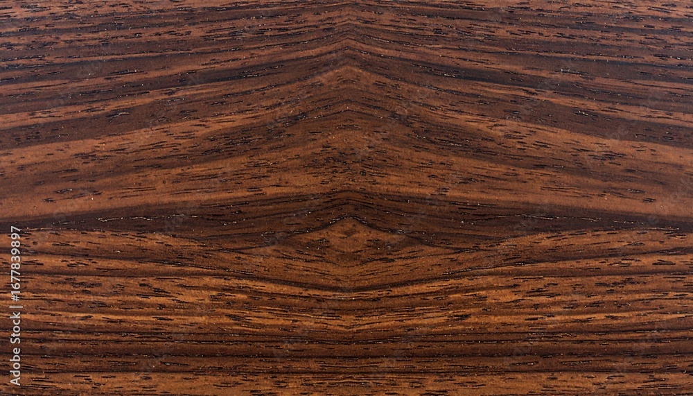 Fototapeta premium Close-up view of rich brown wood grain