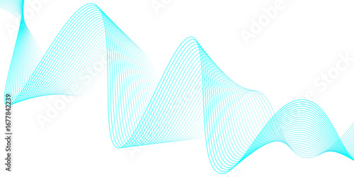 Abstract blue background with flowing wave lines and a subtle water gradient pattern
