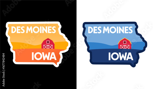 des moines iowa with beautiful views