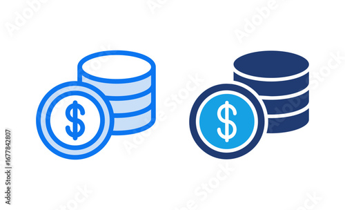 Money icon vector illustration. Money sign and symbol
