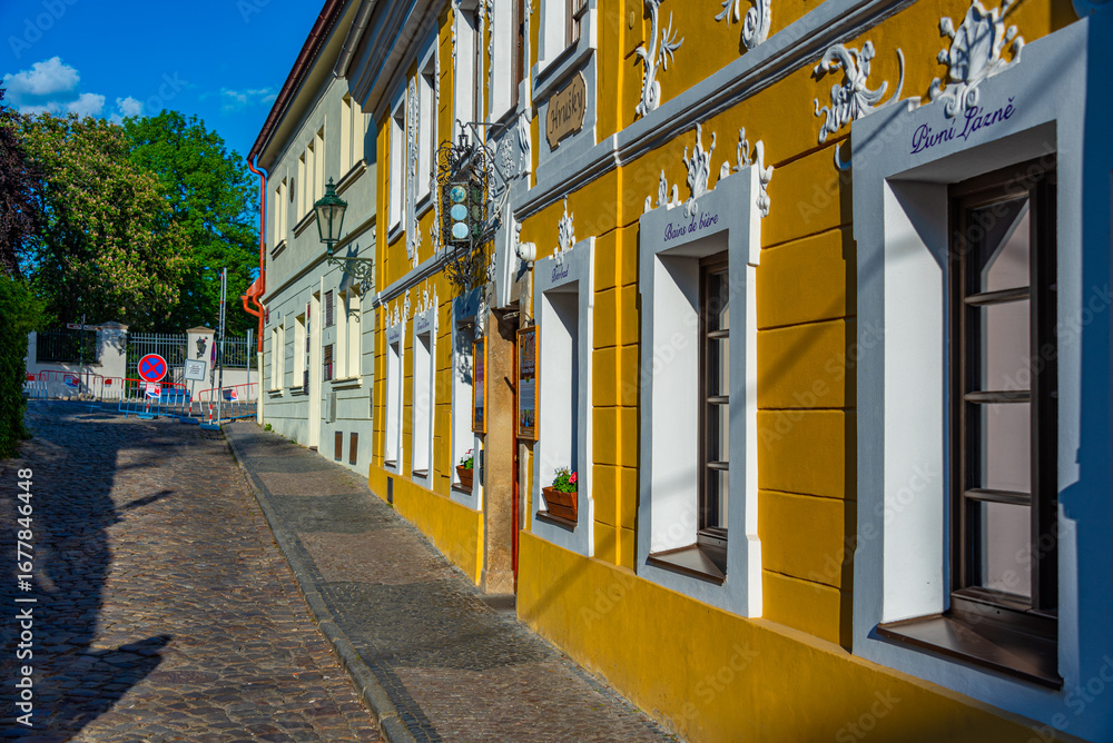 Fototapeta premium Old houses at Hradcany part of Prague, Czech republic