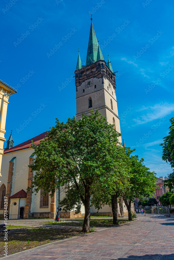 Naklejka premium Co-Cathedral of Saint Nicholas in the center of Presov, Slovakia
