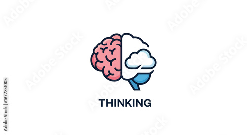 Brain Thinking Concept.