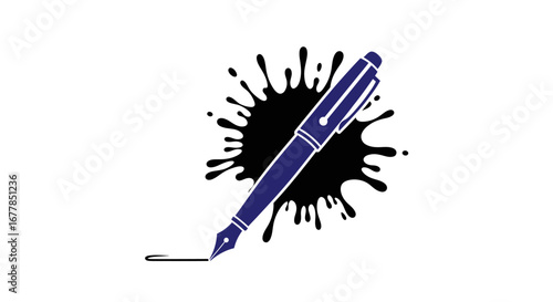 Pen and Ink Blots.