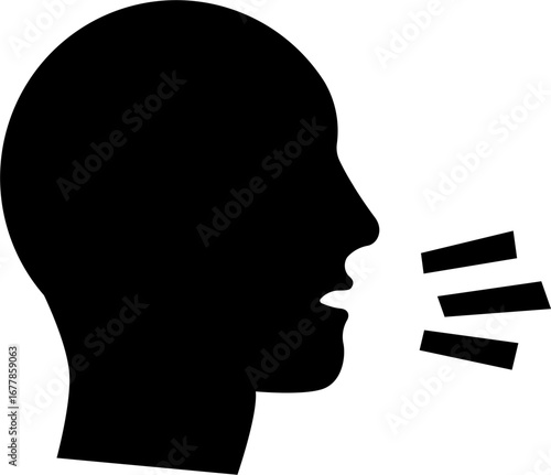 No Talking Pictogram