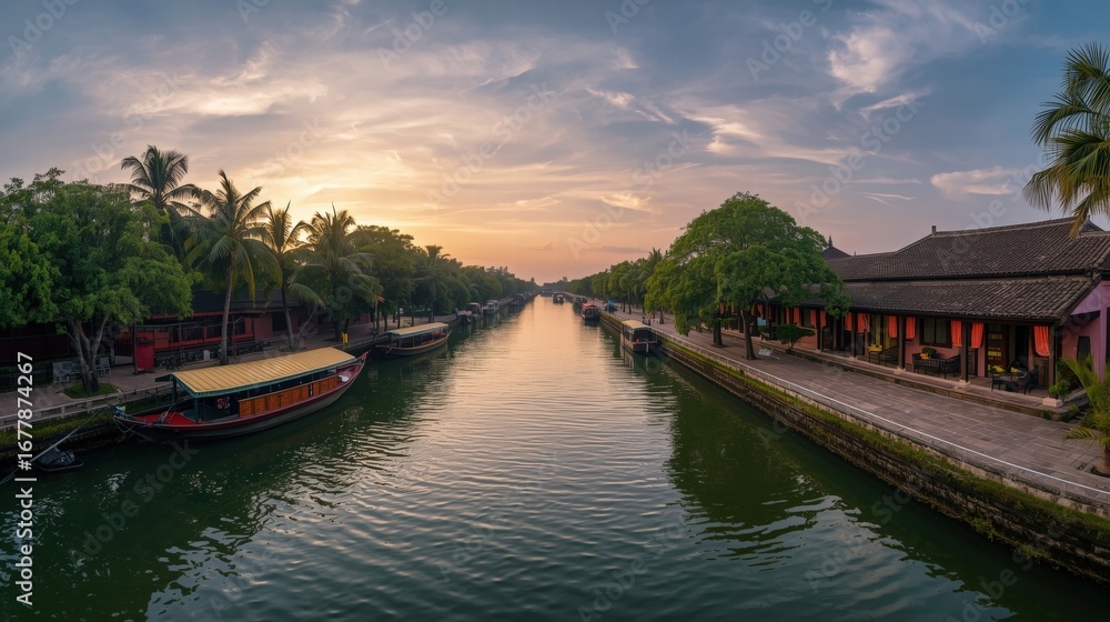 Obraz premium Zhouzhuang water town in china showcases canals and traditional buildings. Ideal for travel, architecture, and chinese culturethemed design projects.
