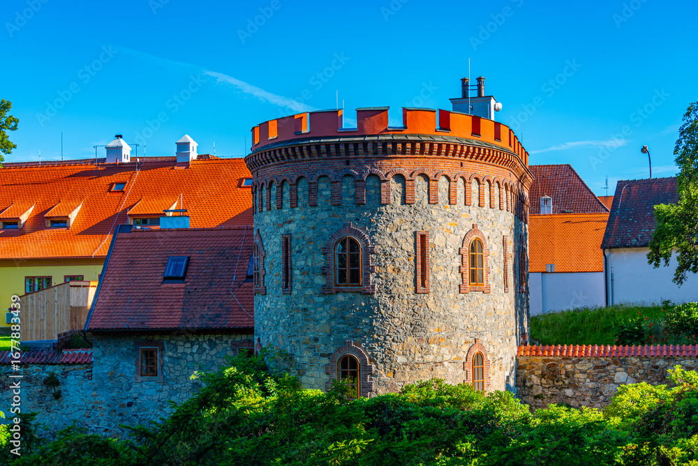 Obraz premium City fortification of Czech town Trebon