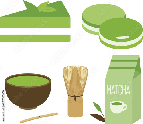vector set of kitchen utensils
