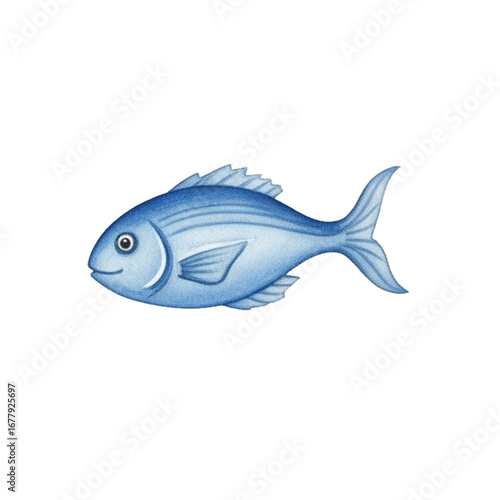 fish isolated on white background