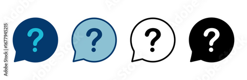 Question Icon vector isolated on white background. Question mark sign. help icon. Faq