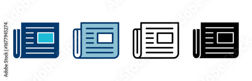 Newspaper icon vector isolated on white background. news paper icon vector
