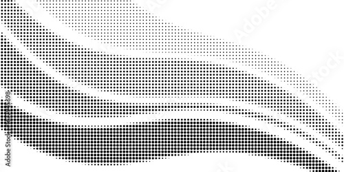 Abstract White and Green wave wide background banner
