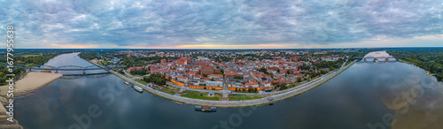 Photos Sunset panorama of Torun in Poland