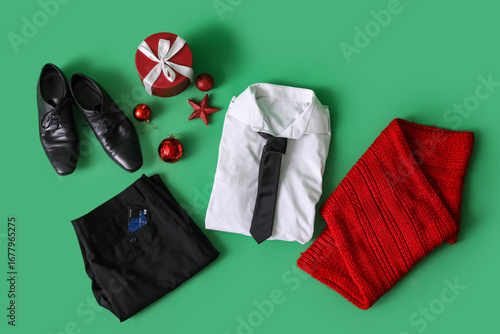 Male clothes with Christmas...