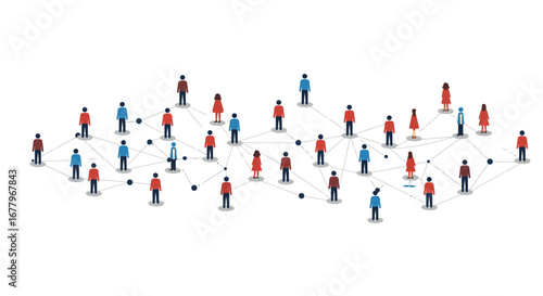 Social Network Vector Illustration