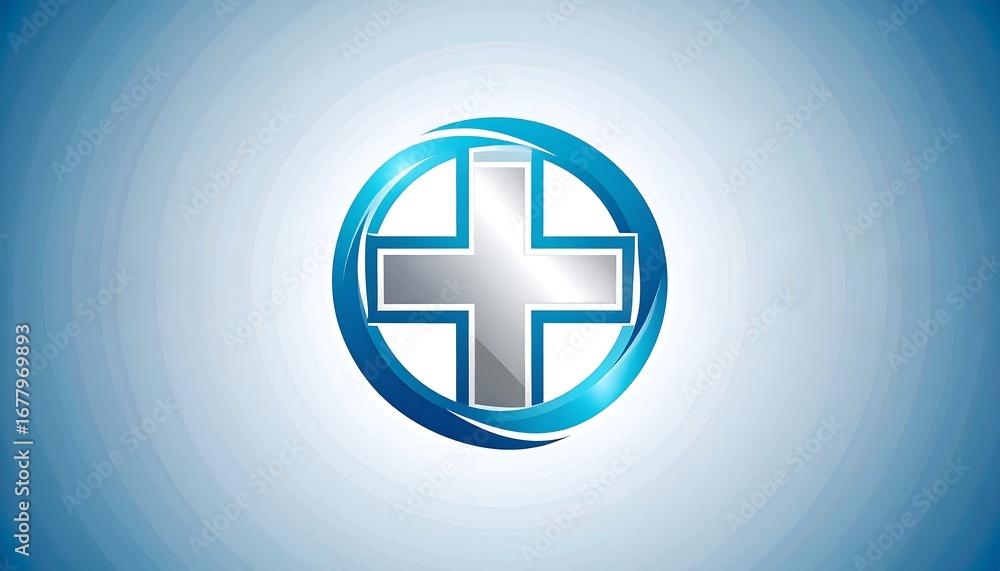 Fototapeta premium Abstract medical logo design