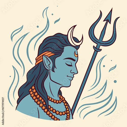 Shiva trident calm 