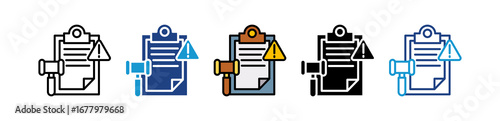 Compliance Risk multiple icon