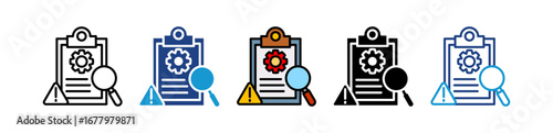Risk Compliance multiple icon