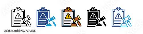 Regulatory Risk multiple icon
