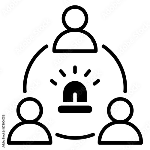 incident coordination icon 