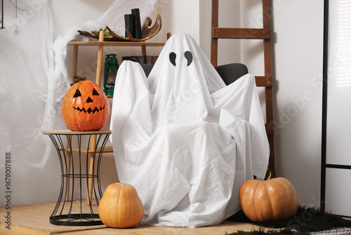 Person in Halloween costume...